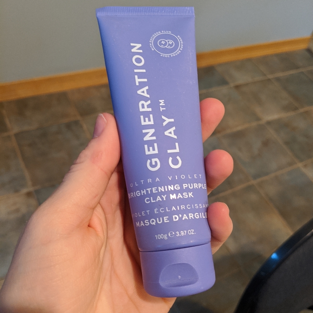 Generation clay brightening purple clay mask